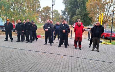 Bajai Járás Önkéntes Mentőcsoport gyakorlata