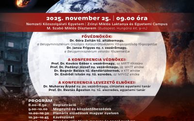 Nemzetközi Tudományos Konferencia a Katasztrófák Csökkentésének Világnapja alkalmából 2025. november 25.